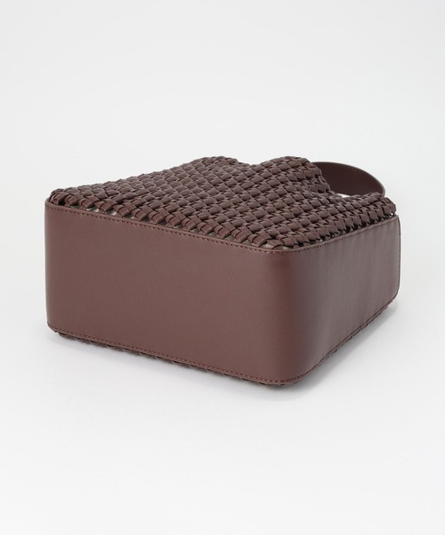 BARNYARDSTORM（バンヤードストーム）の「BARNYARDSTORM / SINBONO(シンボノ) / 編み込みショルダーBAG【一部店舗限定カラー】（ハンドバッグ・レディース・ブラック/ブラウン・FREE）」の22枚目の写真