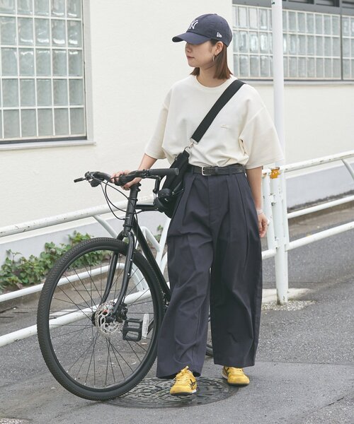 CIAOPANIC TYPY（チャオパニックティピー）の「【ユニセックス】メタルリングヘビーキャンバスショルダーバッグ（ショルダーバッグ・メンズ・アイボリー/ブラック・ONE SIZE）」の11枚目の写真