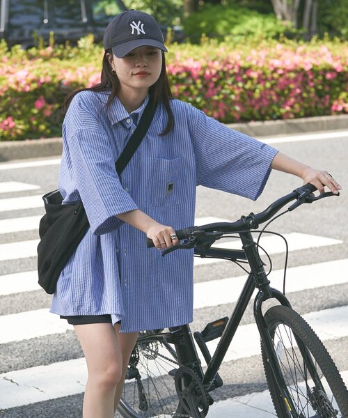 CIAOPANIC TYPY（チャオパニックティピー）の「【ユニセックス】メタルリングヘビーキャンバスショルダーバッグ（ショルダーバッグ・メンズ・アイボリー/ブラック・ONE SIZE）」の16枚目の写真