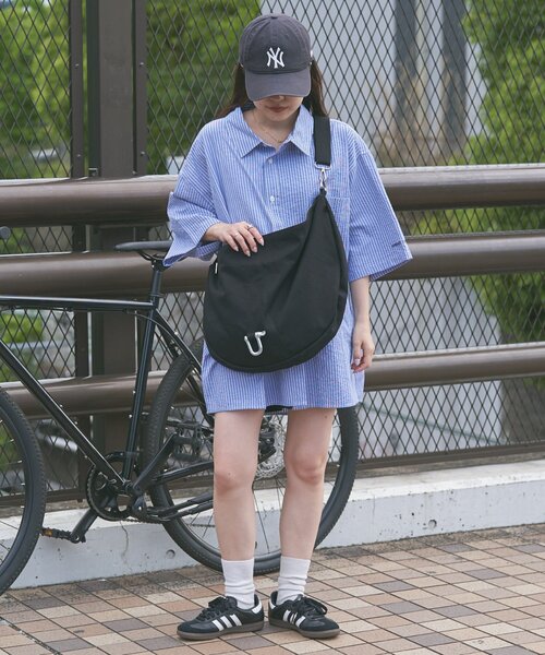 CIAOPANIC TYPY（チャオパニックティピー）の「【ユニセックス】メタルリングヘビーキャンバスショルダーバッグ（ショルダーバッグ・メンズ・アイボリー/ブラック・ONE SIZE）」の20枚目の写真