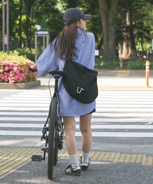 CIAOPANIC TYPY（チャオパニックティピー）の「【ユニセックス】メタルリングヘビーキャンバスショルダーバッグ（ショルダーバッグ・メンズ・アイボリー/ブラック・ONE SIZE）」の22枚目の写真