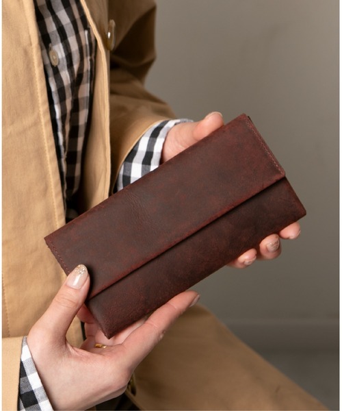長財布 小さい TIDY pot プルアップレザー（財布）｜Hallelujah