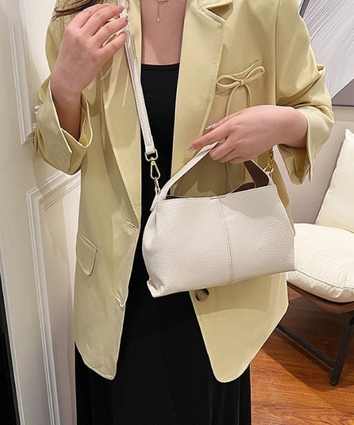 Melissa追跡付/送料込 雨の日のお洒落 洗えるショルダーバック org.jpg