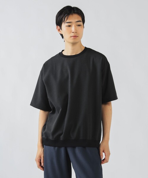 BEAMS HEART(ビームスハート)の「【ユニセックス】麻混 メランジ Tシャツ(Tシャツ/カットソー・メンズ・チャコールグレー/オフホワイト/ネイビー・M/XL/S/L)」の10枚目の写真
