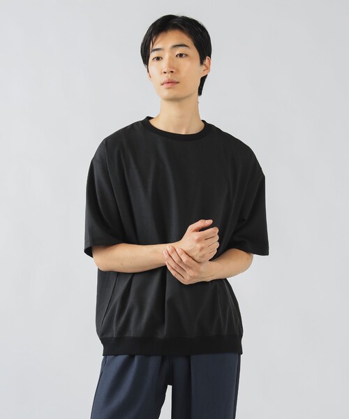 BEAMS HEART(ビームスハート)の「【ユニセックス】麻混 メランジ Tシャツ(Tシャツ/カットソー・メンズ・チャコールグレー/オフホワイト/ネイビー・M/XL/S/L)」の11枚目の写真