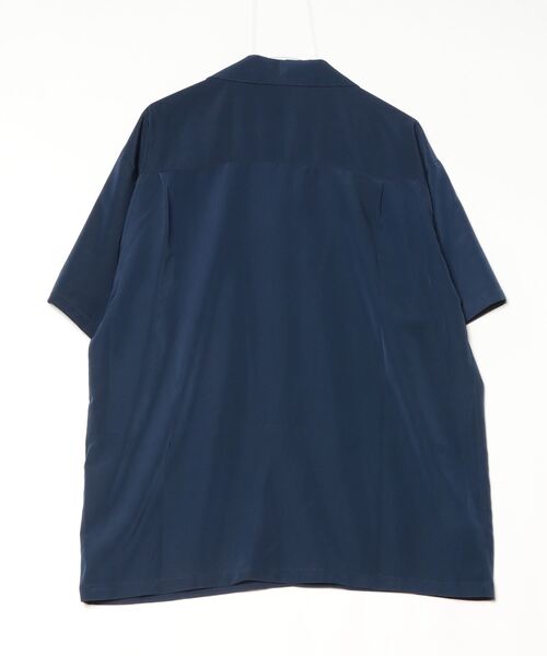 Cal Top（キャルトップ）の「CALTOP/キャルトップ CALTOP OPEN COLLER S/S SHIRT オープンカラー 開襟シャツ オーバーサイズ 半袖 メンズ 夏物 夏服（シャツ/ブラウス・メンズ・ネイビー/カーキ/ブラック/スカイブルー・L/XL/M/S）」の7枚目の写真