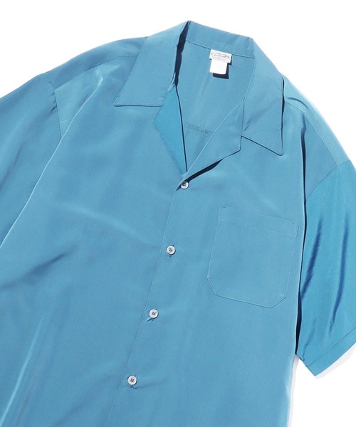 Cal Top（キャルトップ）の「CALTOP/キャルトップ CALTOP OPEN COLLER S/S SHIRT オープンカラー 開襟シャツ オーバーサイズ 半袖 メンズ 夏物 夏服（シャツ/ブラウス・メンズ・ネイビー/カーキ/ブラック/スカイブルー・L/XL/M/S）」の13枚目の写真