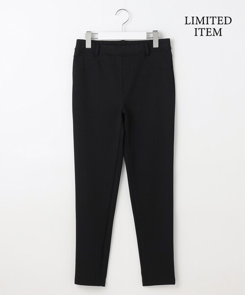 自由区(ジユウク)の「コットンナイロンモクロディー レギンスパンツ(その他パンツ・レディース・ブラック系・36/38/40/42)」の3枚目の写真