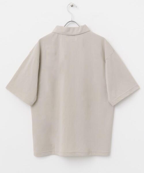 ITEMS URBANRESEARCH（アイテムズ アーバンリサーチ）の「Teddy Bear ワンポイント刺繍ポロシャツ（ポロシャツ・メンズ・ベージュ/ホワイト/ブラック・MEDIUM/LARGE）」の7枚目の写真