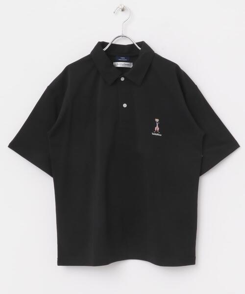 ITEMS URBANRESEARCH（アイテムズ アーバンリサーチ）の「Teddy Bear ワンポイント刺繍ポロシャツ（ポロシャツ・メンズ・ベージュ/ホワイト/ブラック・MEDIUM/LARGE）」の18枚目の写真