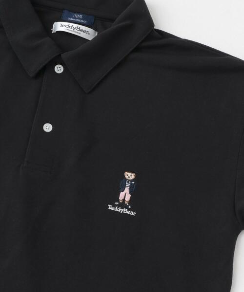 ITEMS URBANRESEARCH（アイテムズ アーバンリサーチ）の「Teddy Bear ワンポイント刺繍ポロシャツ（ポロシャツ・メンズ・ベージュ/ホワイト/ブラック・MEDIUM/LARGE）」の19枚目の写真