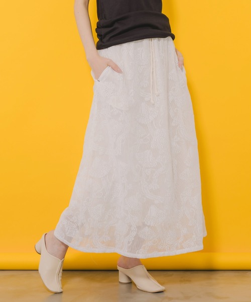 スカラー　きのこ柄スカート ScoLar（スカラー）の「キノコ柄2wayスカート（スカート）」 - WEAR