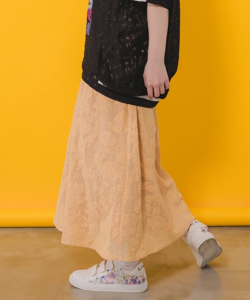スカラー　きのこ柄スカート ScoLar（スカラー）の「キノコ柄2wayスカート（スカート）」 - WEAR