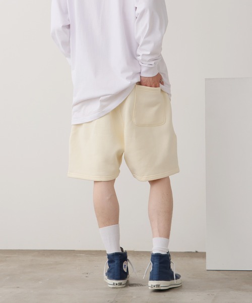 FOG ESSENTIALS（エフオージーエッセンシャルズ）の「FOG ESSENTIALS/エッセンシャルズ RUBBER T/P SW SHORTS ショートスウェットパンツ（スウェットパンツ・メンズ・ホワイト/ブラック/セージグリーン/クリーム/タン・M/XL/L/S）」の13枚目の写真