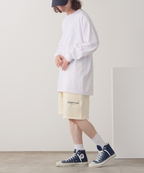 FOG ESSENTIALS（エフオージーエッセンシャルズ）の「FOG ESSENTIALS/エッセンシャルズ RUBBER T/P SW SHORTS ショートスウェットパンツ（スウェットパンツ・メンズ・ホワイト/ブラック/セージグリーン/クリーム/タン・M/XL/L/S）」の15枚目の写真