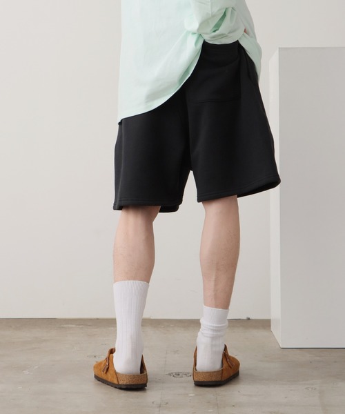 FOG ESSENTIALS（エフオージーエッセンシャルズ）の「FOG ESSENTIALS/エッセンシャルズ RUBBER T/P SW SHORTS ショートスウェットパンツ（スウェットパンツ・メンズ・ホワイト/ブラック/セージグリーン/クリーム/タン・M/XL/L/S）」の8枚目の写真