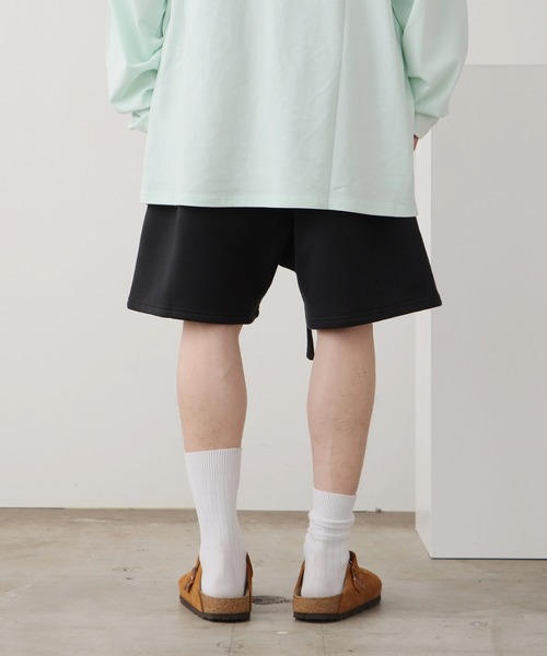 FOG ESSENTIALS（エフオージーエッセンシャルズ）の「FOG ESSENTIALS/エッセンシャルズ RUBBER T/P SW SHORTS ショートスウェットパンツ（スウェットパンツ・メンズ・ホワイト/ブラック/セージグリーン/クリーム/タン・M/XL/L/S）」の18枚目の写真
