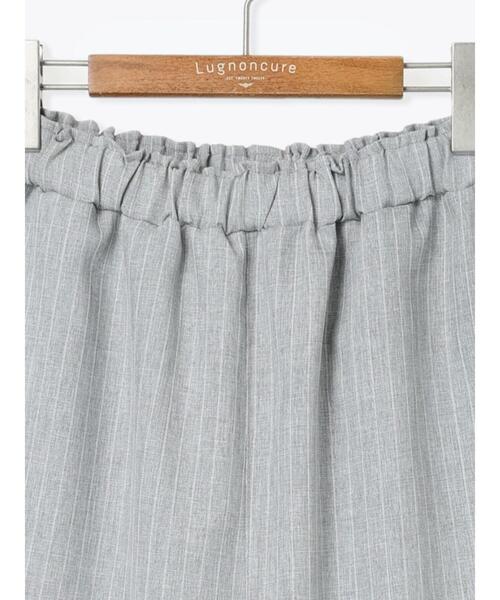 Lugnoncure（ルノンキュール）の「麻調ストライプイージーパンツ（その他パンツ・レディース・ネイビー/ベージュ/グレー・F）」の8枚目の写真