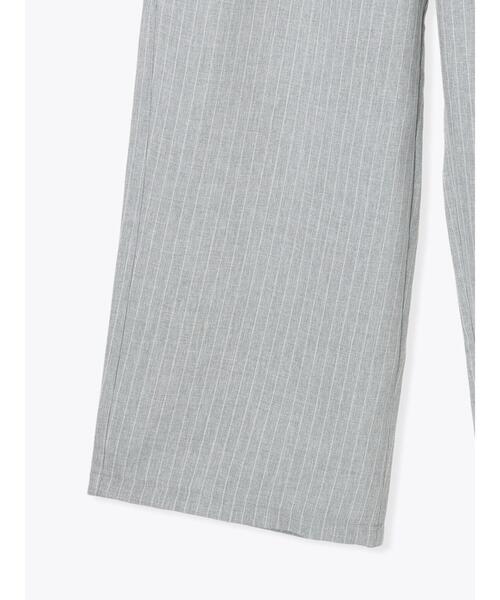 Lugnoncure（ルノンキュール）の「麻調ストライプイージーパンツ（その他パンツ・レディース・ネイビー/ベージュ/グレー・F）」の10枚目の写真