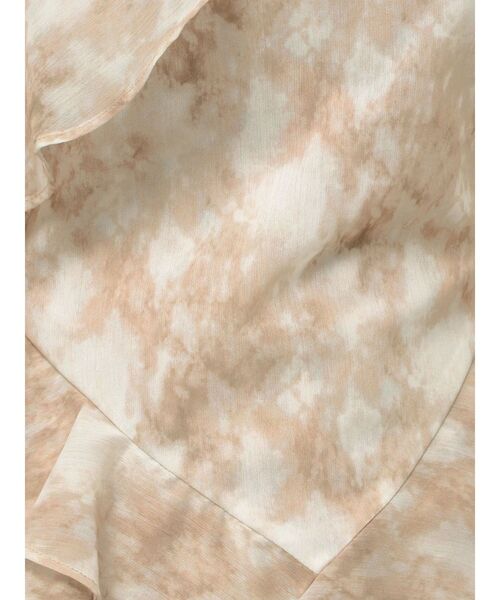 ラッフルアシンメトリータイダイプリントワンピース ラッフルアシンメトリータイダイプリントワンピース（ワンピース