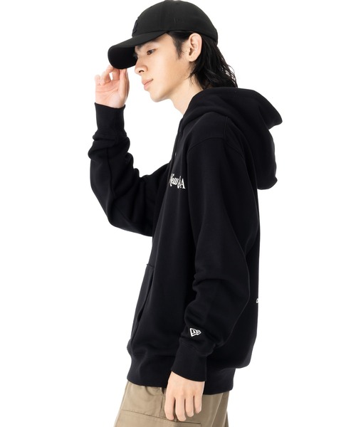 ニューエラ スウェットパーカー アーカイブミックスロゴ コットン