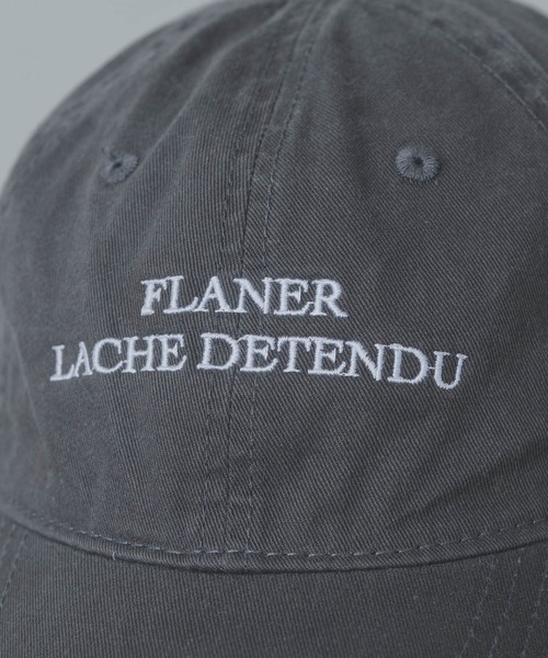 flaner(フラネ)の「flaner logo cap / flanerロゴキャップ(キャップ・レディース・ダークグレー/ネイビー・FREE)」の14枚目の写真