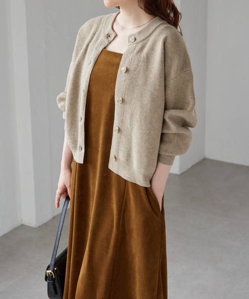 RANAN(ラナン)の「カットコールキャミ×ニットカーデセット(ワンピース・レディース・グレー系その他/ベージュ系その他・S/M/L/XL)」の19枚目の写真