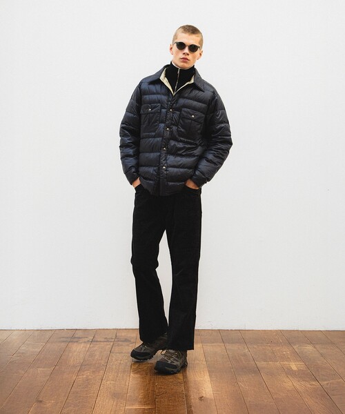 SIERRA DESIGNS（シェラデザイン）の「【別注】SIERRA DESIGNS / Down Shirt（ダウンジャケット/コート・メンズ・ブラウン/ブラック・L/M/S/XL）」の3枚目の写真