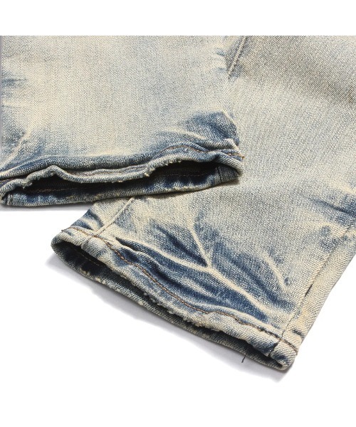 パンツ mnml X165 PAISLEY STRETCH DENIM 30 mnml】X165 Paisley Stretch Denim Black/Black