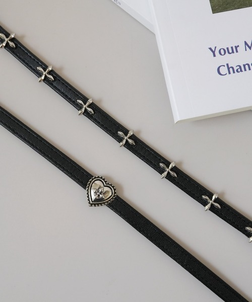 Port(ポート)の「【 Port / ポート 】 アンティーク調 モチーフ フェイクレザー チョーカー(チョーカー・レディース・ブラック系その他/ブラック・FREE)」の7枚目の写真