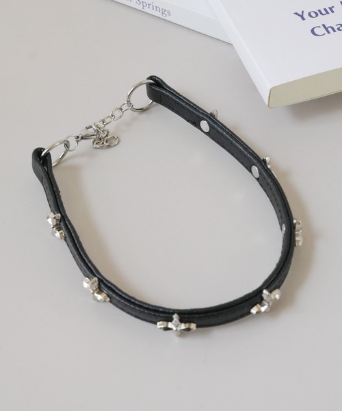 Port(ポート)の「【 Port / ポート 】 アンティーク調 モチーフ フェイクレザー チョーカー(チョーカー・レディース・ブラック系その他/ブラック・FREE)」の6枚目の写真