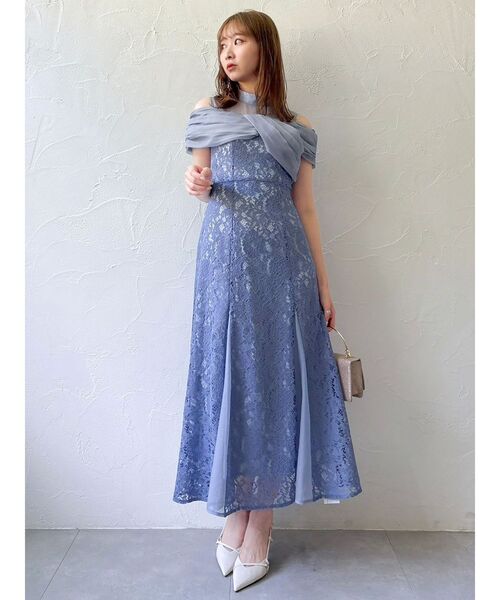 オーガンベールマーメイドドレス（ドレス）｜dazzlin（ダズリン）の