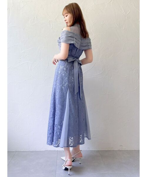 オーガンベールマーメイドドレス（ドレス）｜dazzlin（ダズリン）の