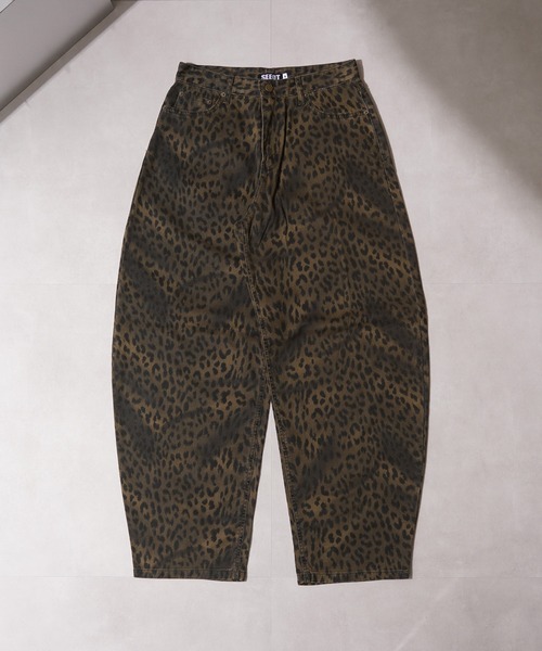 BIG CITY MARKET(ビッグシティマーケット)の「【D-LAND】レオパード バレルレッグパンツ / Leopard Barrel Leg Pants(その他パンツ・メンズ・カーキ/ベージュ・S/M)」の5枚目の写真