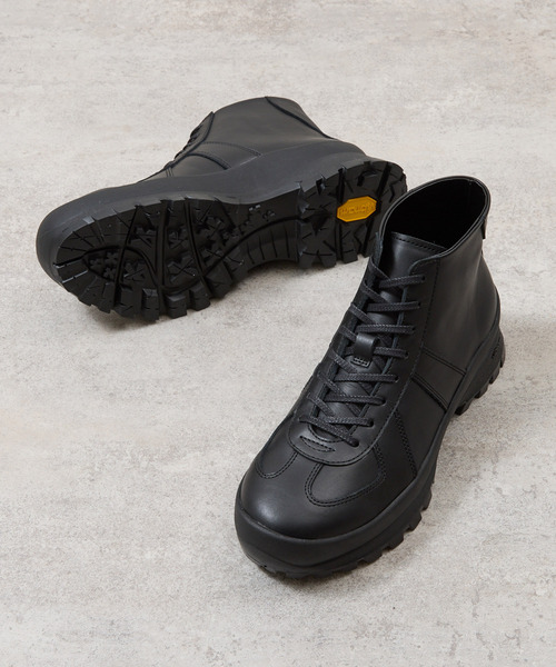 And A（アンドエー）の「PADRONE パドローネ / GERMAN TRAINER BOOTS 884C Vibram ビブラムソールジャーマントレーナー ミドルブーツ / PU8840-1105（スニーカー・メンズ・ブラック系その他/ブラック・42/41/40/43）」の8枚目の写真