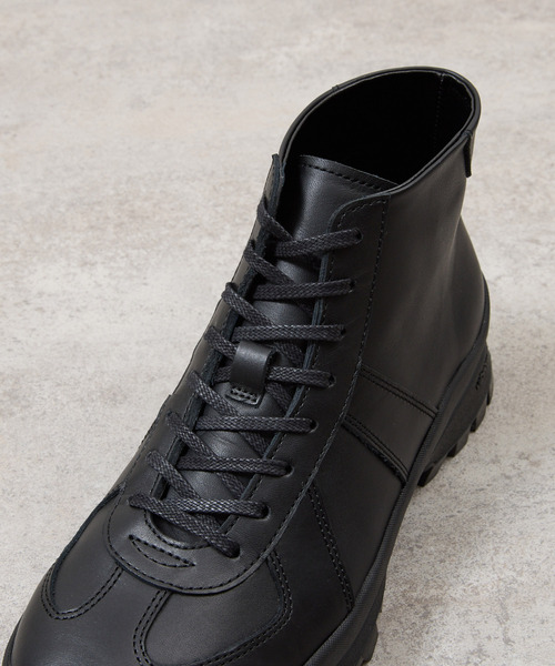 And A（アンドエー）の「PADRONE パドローネ / GERMAN TRAINER BOOTS 884C Vibram ビブラムソールジャーマントレーナー ミドルブーツ / PU8840-1105（スニーカー・メンズ・ブラック系その他/ブラック・42/41/40/43）」の12枚目の写真