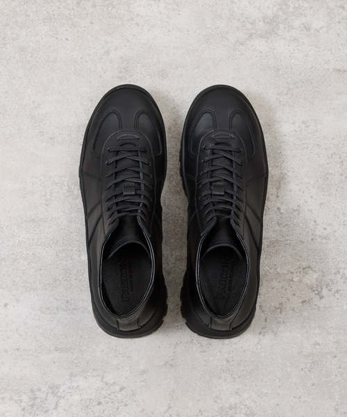 And A（アンドエー）の「PADRONE パドローネ / GERMAN TRAINER BOOTS 884C Vibram ビブラムソールジャーマントレーナー ミドルブーツ / PU8840-1105（スニーカー・メンズ・ブラック系その他/ブラック・42/41/40/43）」の18枚目の写真