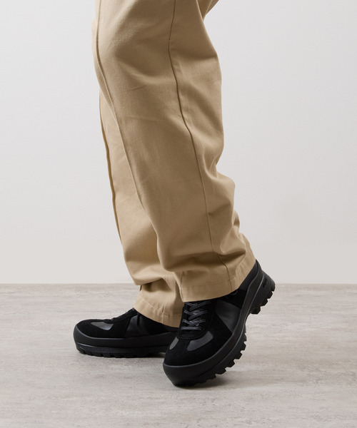And A（アンドエー）の「PADRONE パドローネ / GERMAN TRAINER BOOTS 884C Vibram ビブラムソールジャーマントレーナー ミドルブーツ / PU8840-1105（スニーカー・メンズ・ブラック系その他/ブラック・42/41/40/43）」の20枚目の写真