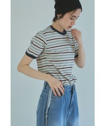 marjour | RINGER BORDER TEE(Tシャツ/カットソー)