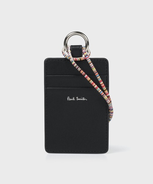 新品未使用！Paul Smith MagSafeカードケース Signature Stripe