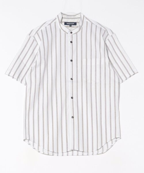 UNION STATION（ユニオンステーション）の「ドビージャガードSSバンドカラーシャツ（シャツ/ブラウス・メンズ・ホワイト系その他/ホワイト・L/LL/M）」の12枚目の写真