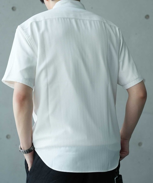 UNION STATION（ユニオンステーション）の「ドビージャガードSSバンドカラーシャツ（シャツ/ブラウス・メンズ・ホワイト系その他/ホワイト・L/LL/M）」の15枚目の写真