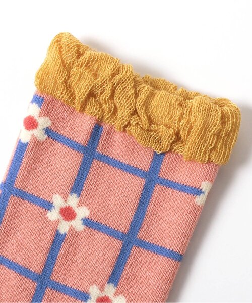 Ampersand(アンパサンド)の「ポップソックス(ソックス/靴下・キッズ・イエロー/ピンク/アイボリー/ローズ・12/18/15 /21)」の7枚目の写真