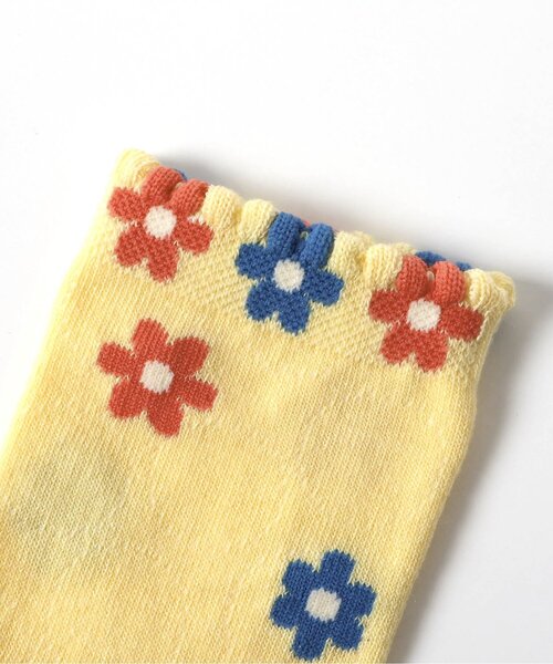 Ampersand(アンパサンド)の「ポップソックス(ソックス/靴下・キッズ・イエロー/ピンク/アイボリー/ローズ・12/18/15 /21)」の8枚目の写真