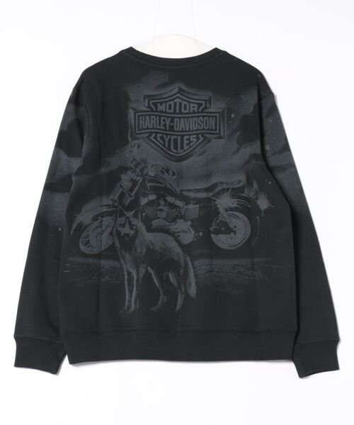 Harley-Davidson(ハーレーダビッドソン)の「ローンウルフ ローライダー クルーネック(Tシャツ/カットソー・メンズ・ブラック系その他・MEDIUM/SMALL/LARGE/X-LARGE/XX-LARGE)」の3枚目の写真
