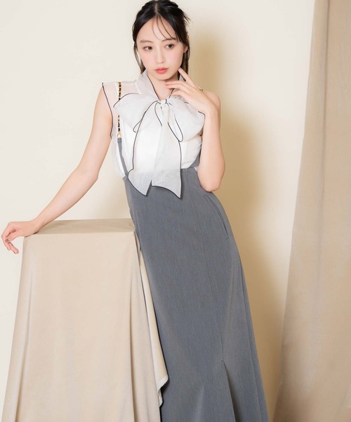 NOELA(ノエラ)の「チェーンサス付きタイトスカート(スカート・レディース・モカ/グレー/ベージュ・M/S)」の10枚目の写真