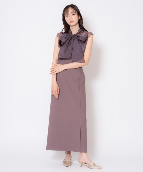 NOELA(ノエラ)の「チェーンサス付きタイトスカート(スカート・レディース・モカ/グレー/ベージュ・M/S)」の11枚目の写真