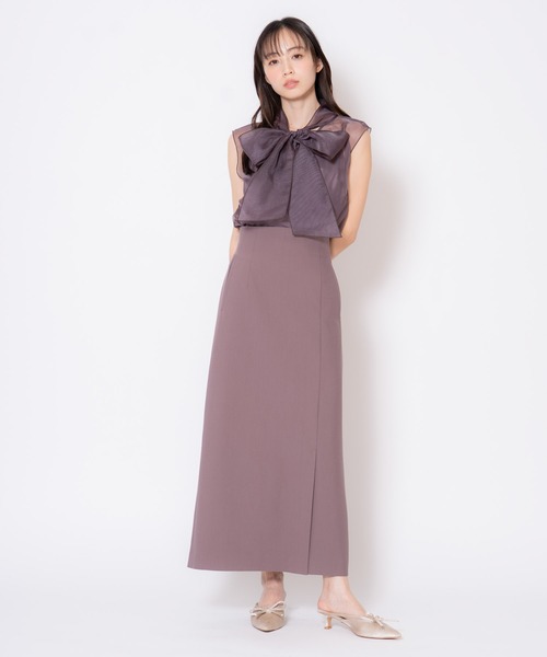 NOELA(ノエラ)の「チェーンサス付きタイトスカート(スカート・レディース・モカ/グレー/ベージュ・M/S)」の13枚目の写真