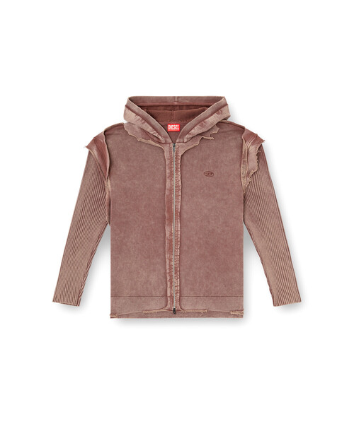 メンズ ジップアップパーカー K-PELTO（ニット/セーター）｜DIESEL