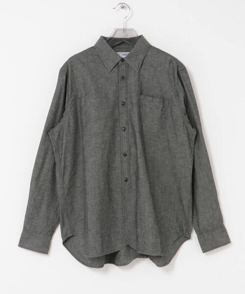 URBAN RESEARCH(アーバンリサーチ)の「『別注』LE VETEMENT ATLANTIQUE×UR シャンブレーシャツ(シャツ/ブラウス・メンズ・ブラック/ネイビー・MEDIUM/LARGE)」の12枚目の写真